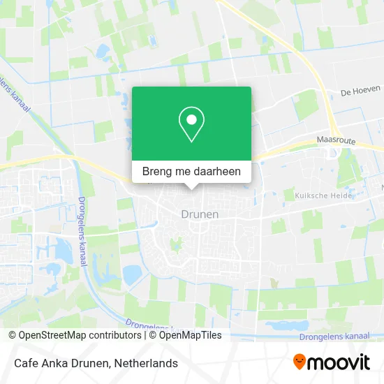 Cafe Anka Drunen kaart