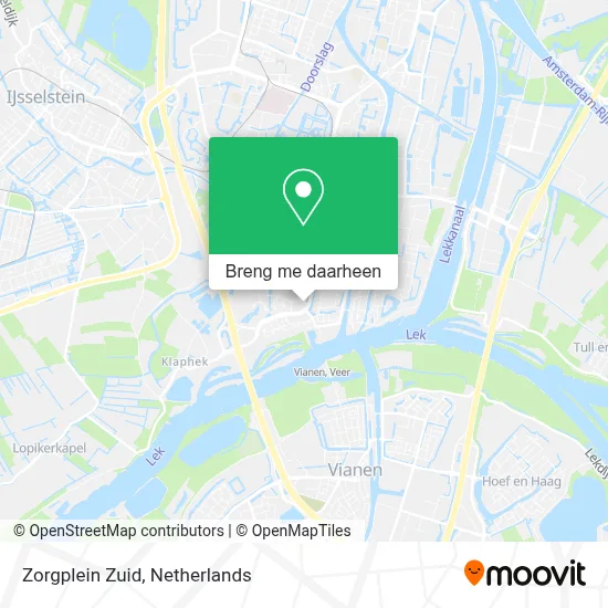 Zorgplein Zuid kaart