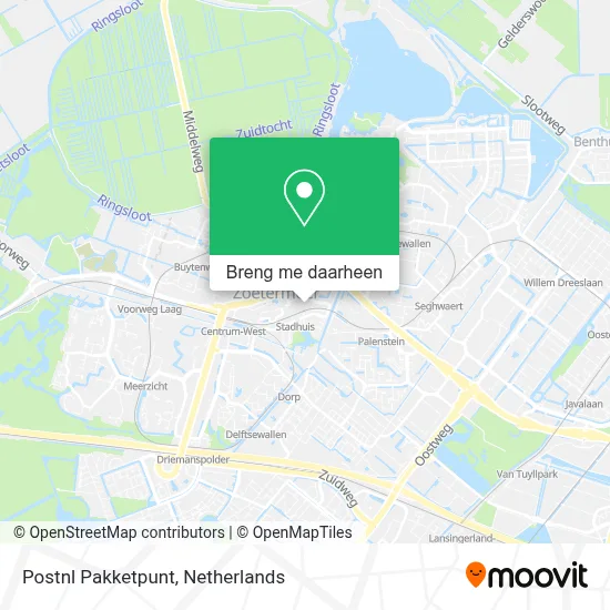 Postnl Pakketpunt kaart