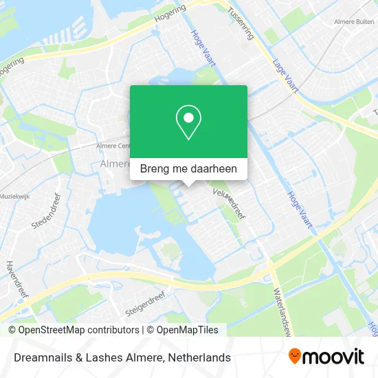 Dreamnails & Lashes Almere kaart