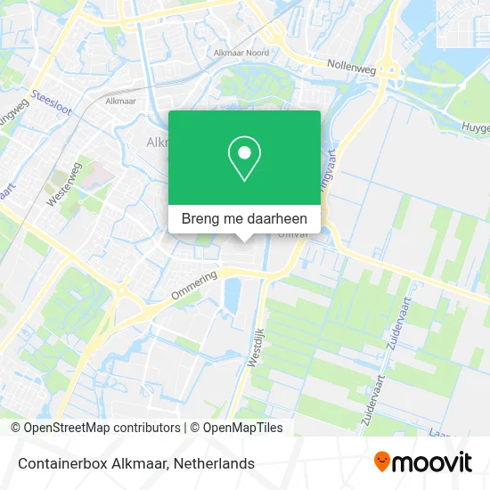 Containerbox Alkmaar kaart