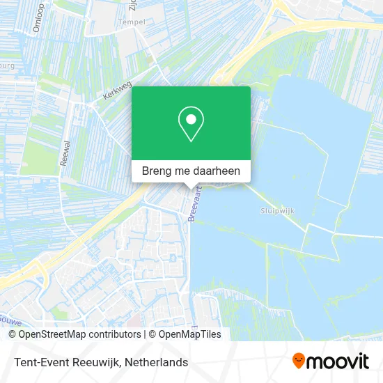 Tent-Event Reeuwijk kaart