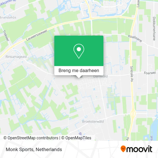 Monk Sports kaart