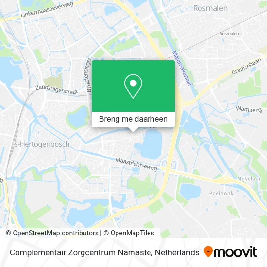 Complementair Zorgcentrum Namaste kaart