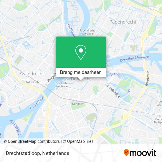 Drechtstadloop kaart