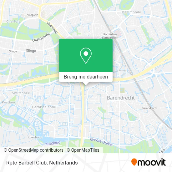 Rptc Barbell Club kaart