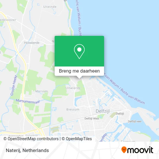 Naterij kaart