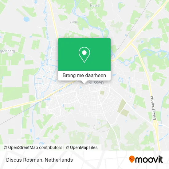 Discus Rosman kaart