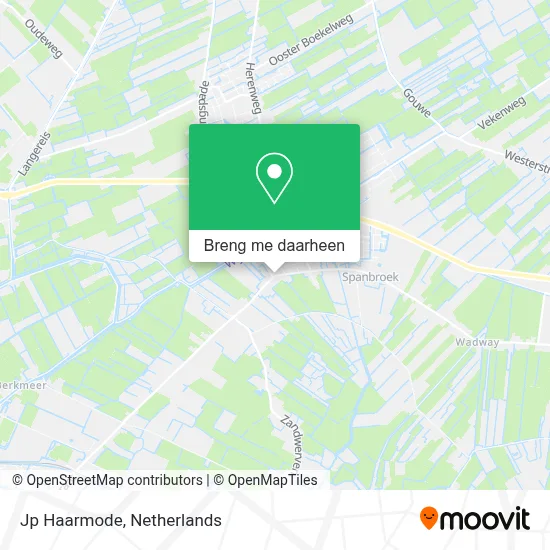 Jp Haarmode kaart