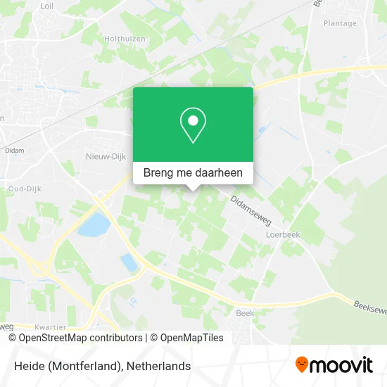 Heide (Montferland) kaart
