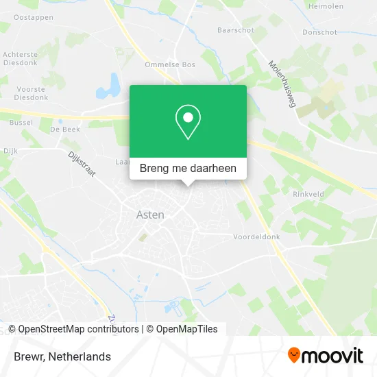 Brewr kaart