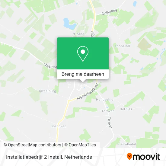 Installatiebedrijf 2 Install kaart