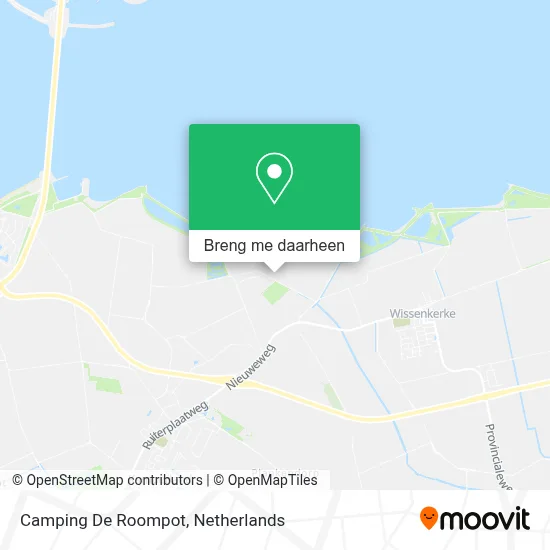 Camping De Roompot kaart