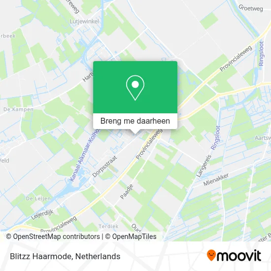 Blitzz Haarmode kaart