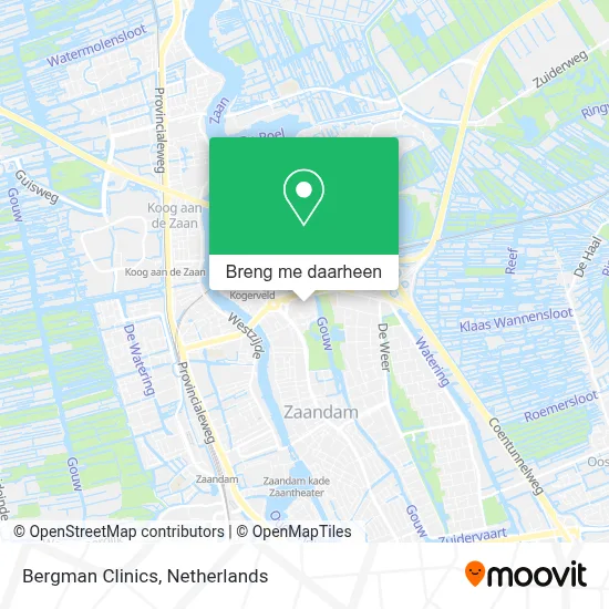 Bergman Clinics kaart