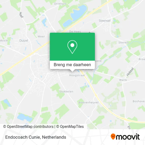 Endocoach Cunie kaart