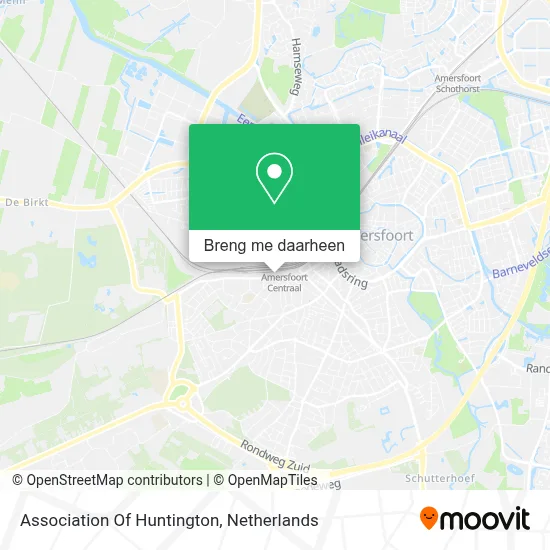 Association Of Huntington kaart