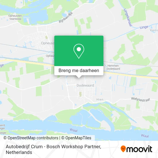 Autobedrijf Crum - Bosch Workshop Partner kaart