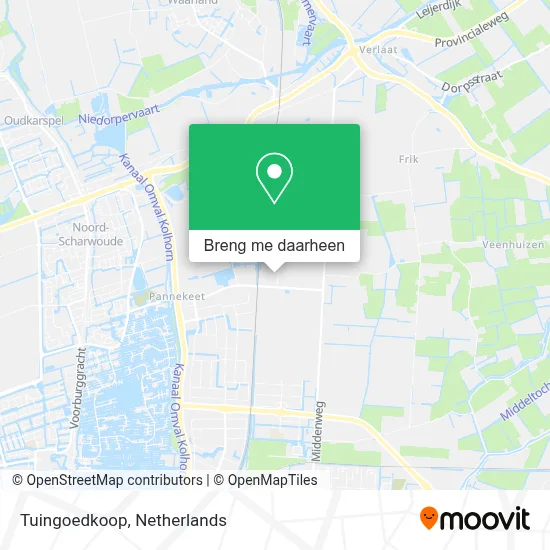 Tuingoedkoop kaart