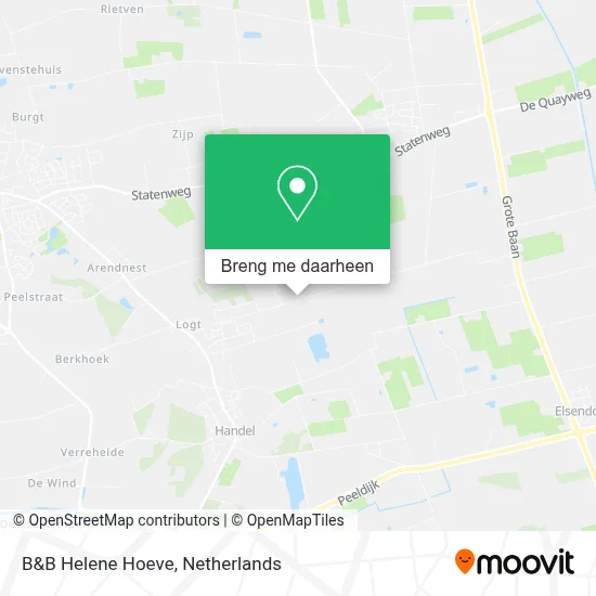 B&B Helene Hoeve kaart