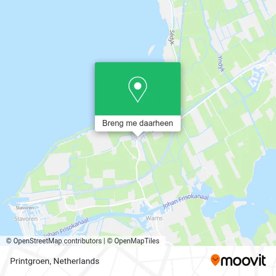 Printgroen kaart