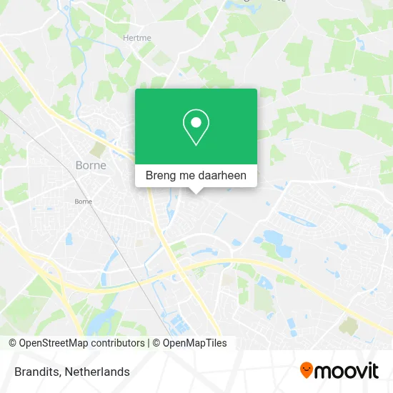 Brandits kaart