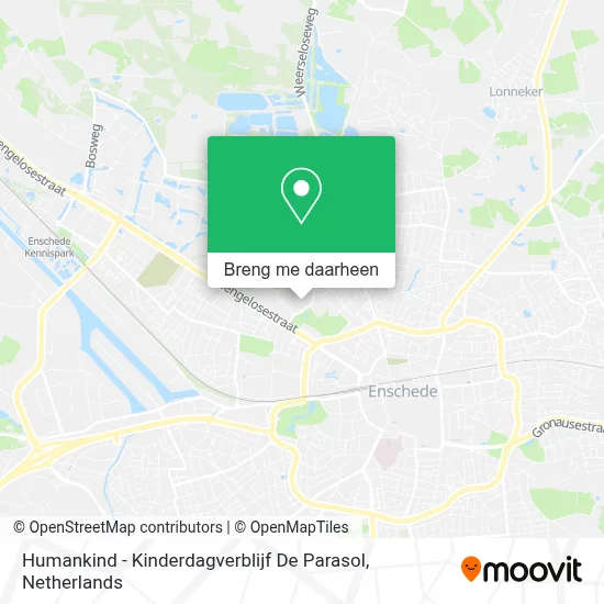 Humankind - Kinderdagverblijf De Parasol kaart