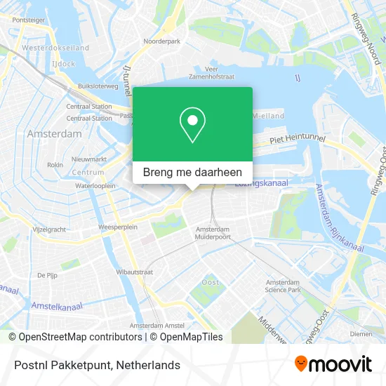 Postnl Pakketpunt kaart