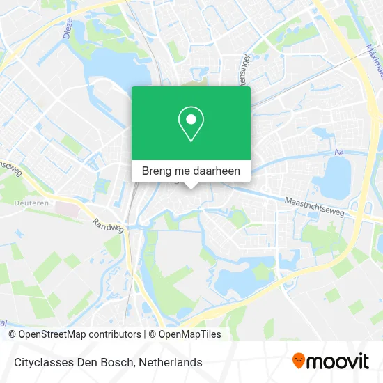 Cityclasses Den Bosch kaart
