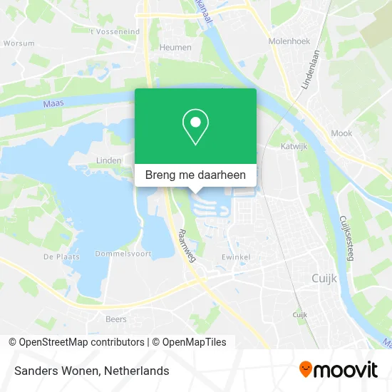 Sanders Wonen kaart