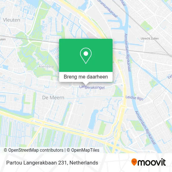 Partou Langerakbaan 231 kaart