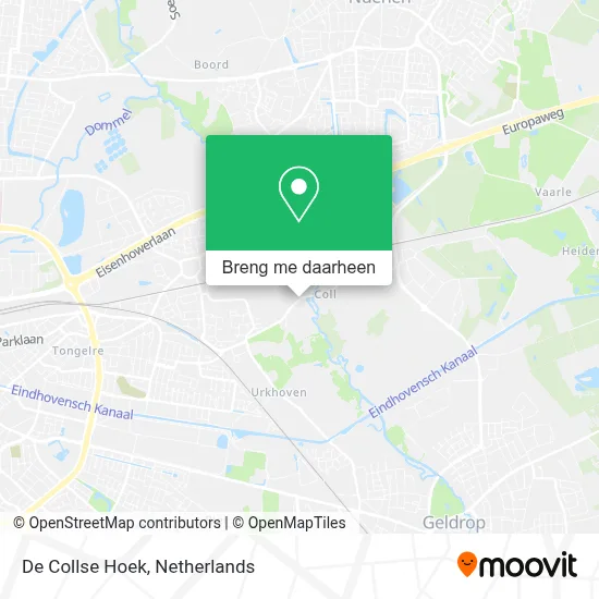 De Collse Hoek kaart
