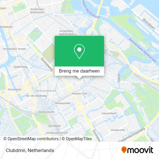 Clubdmn kaart