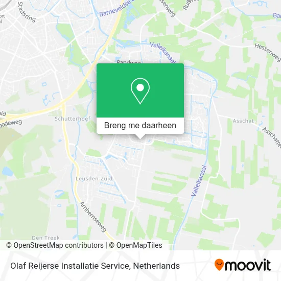 Olaf Reijerse Installatie Service kaart
