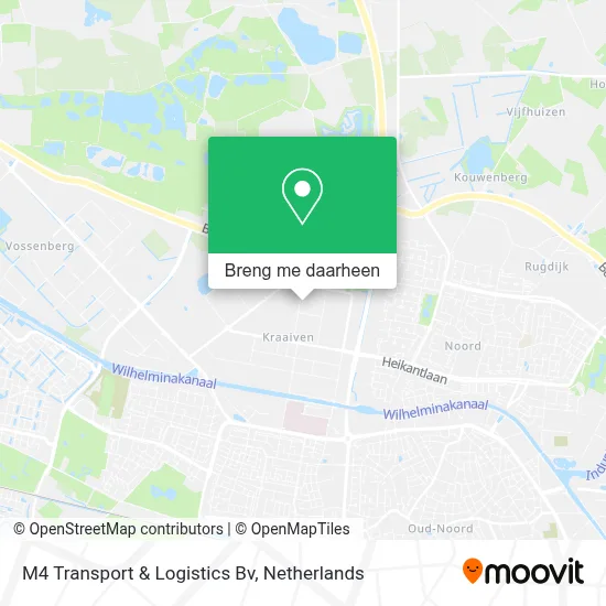 M4 Transport & Logistics Bv kaart