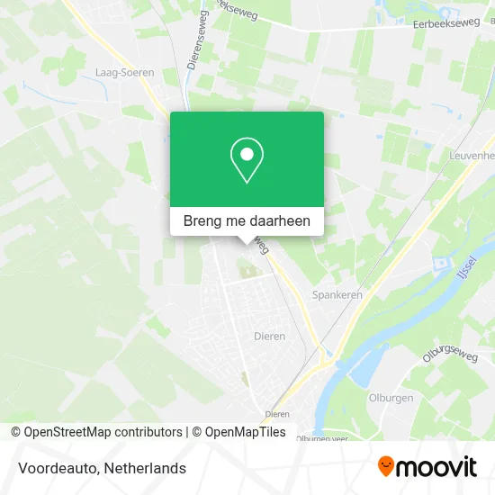 Voordeauto kaart