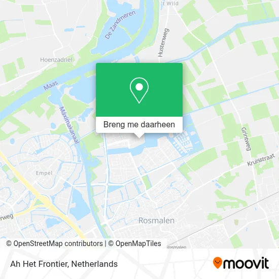 Ah Het Frontier kaart