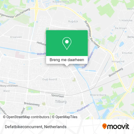 Defatbikeconcurrent kaart