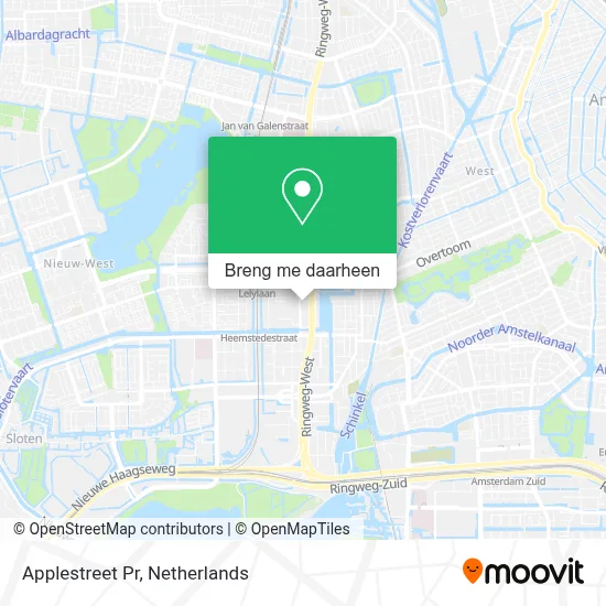 Applestreet Pr kaart