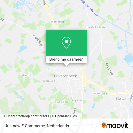 Justnew E-Commerce kaart