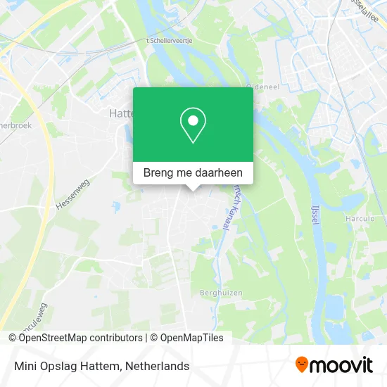 Mini Opslag Hattem kaart