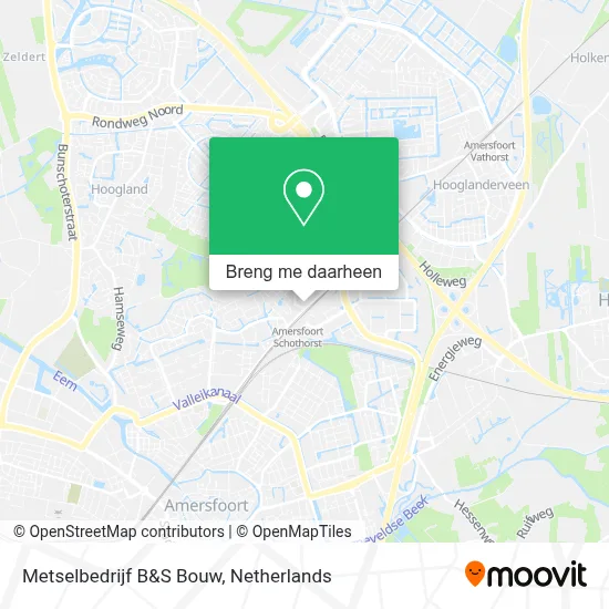 Metselbedrijf B&S Bouw kaart