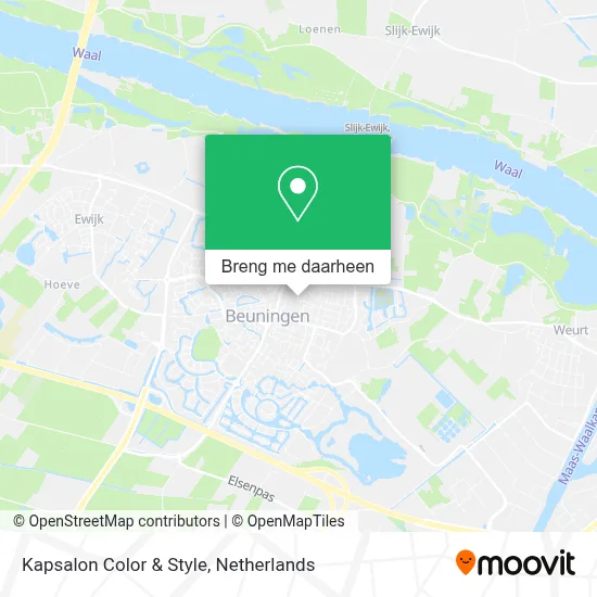 Kapsalon Color & Style kaart