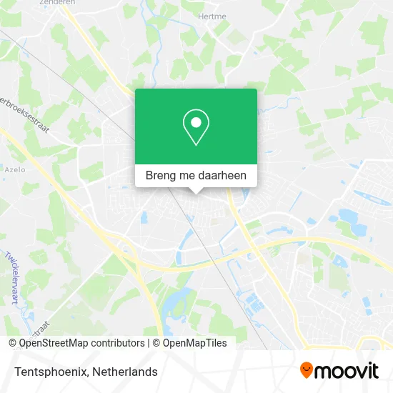 Tentsphoenix kaart