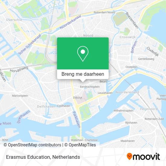 Erasmus Education kaart