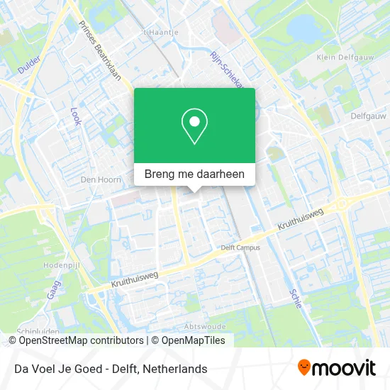 Da Voel Je Goed - Delft kaart