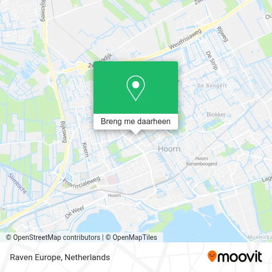 Raven Europe kaart