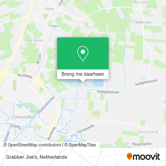 Grabber Joe's kaart
