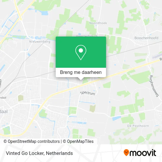Vinted Go Locker kaart