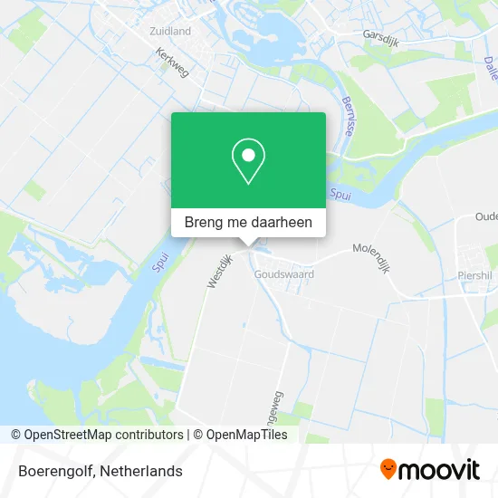 Boerengolf kaart